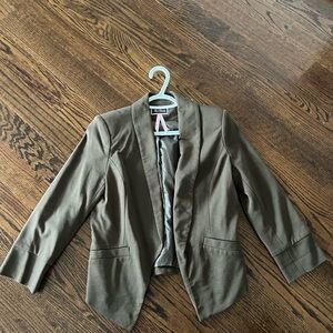 Abrand Olive Women's Blazer